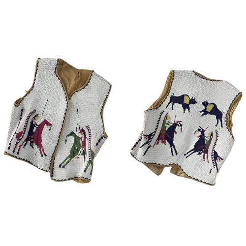 Native American Design Handmade Beaded Vest Powwow Regalia PWV1600