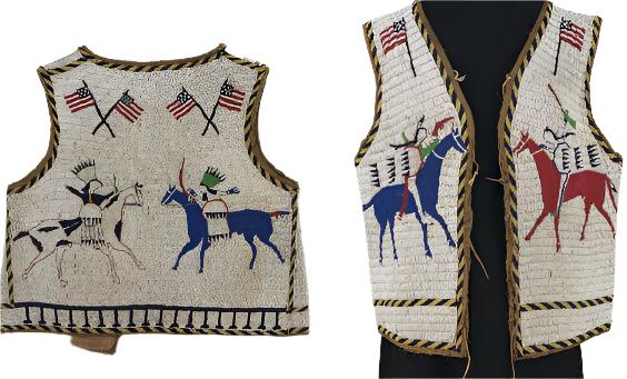 Native American Design Handmade Beaded Vest Powwow Regalia PWV1610