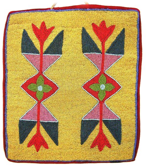 Native American Handmade Beaded Bag Powwow Bag PB7070