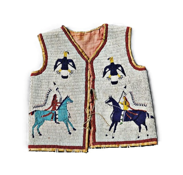 Native American Handmade Beaded Vests