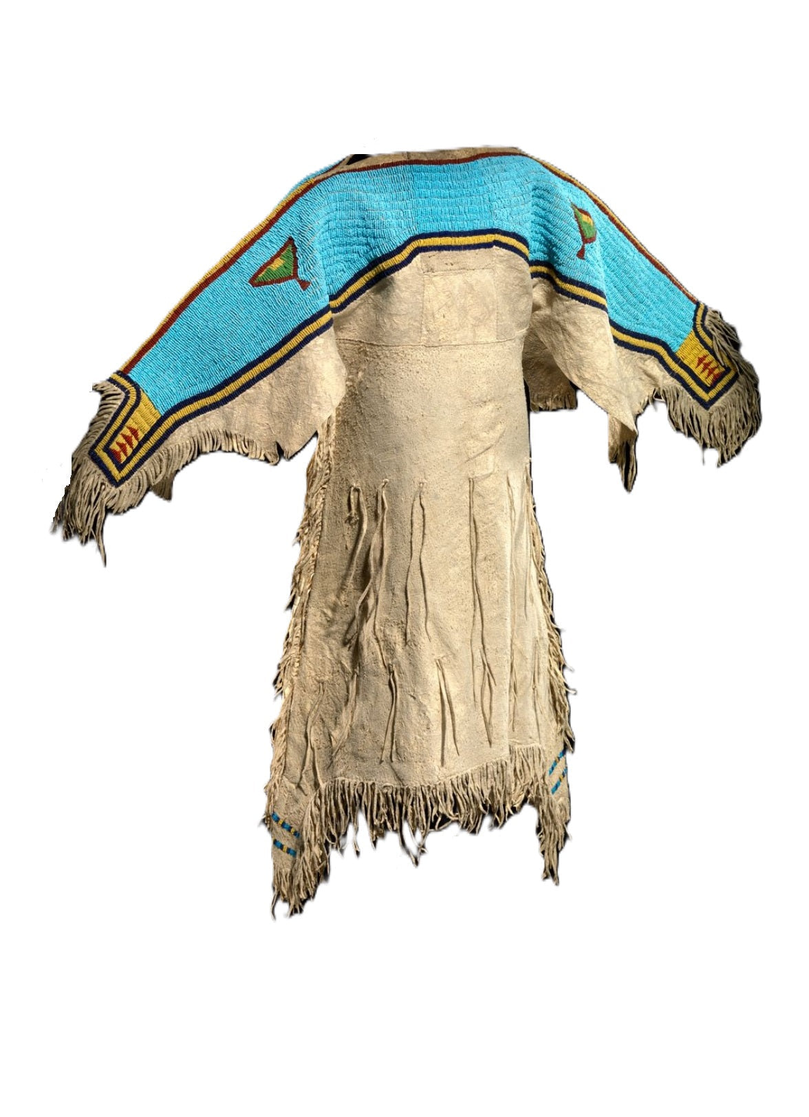 Native American Woman's Handmade Beaded Dress