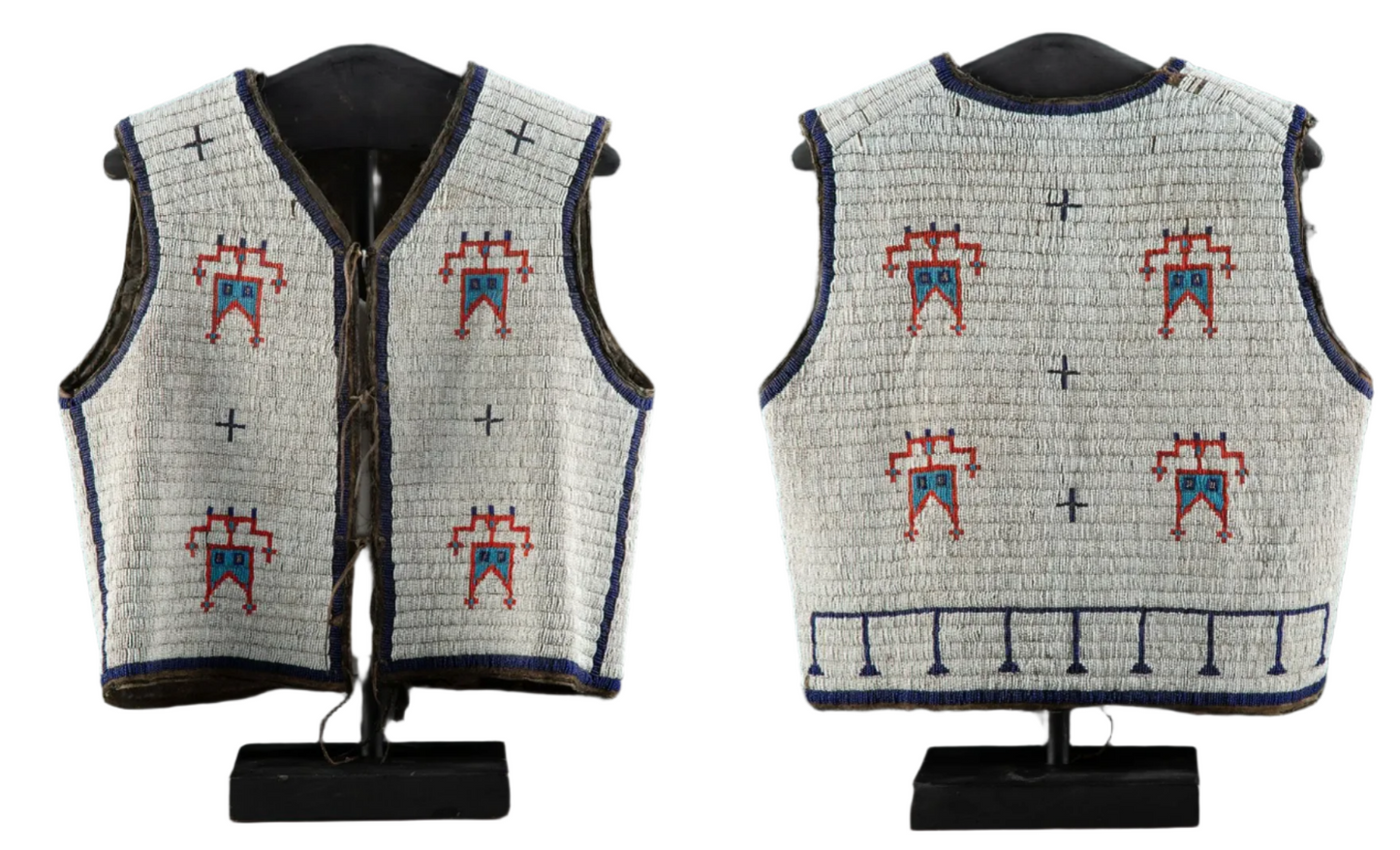 Native American Design Handmade Beaded Vest Powwow Regalia PWV1170