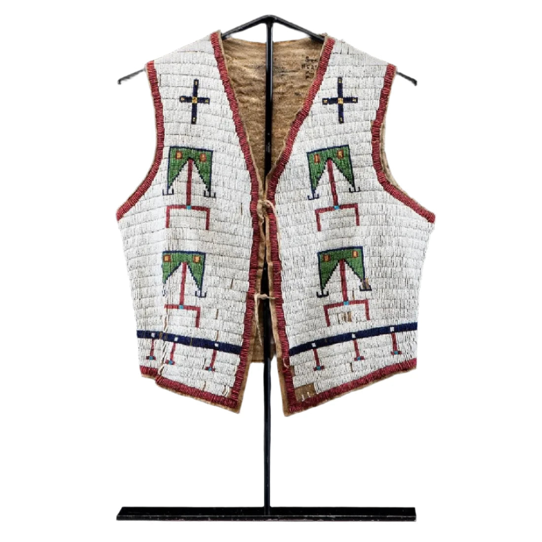 Native American Design Handmade Beaded Vest Powwow Regalia PWV1380