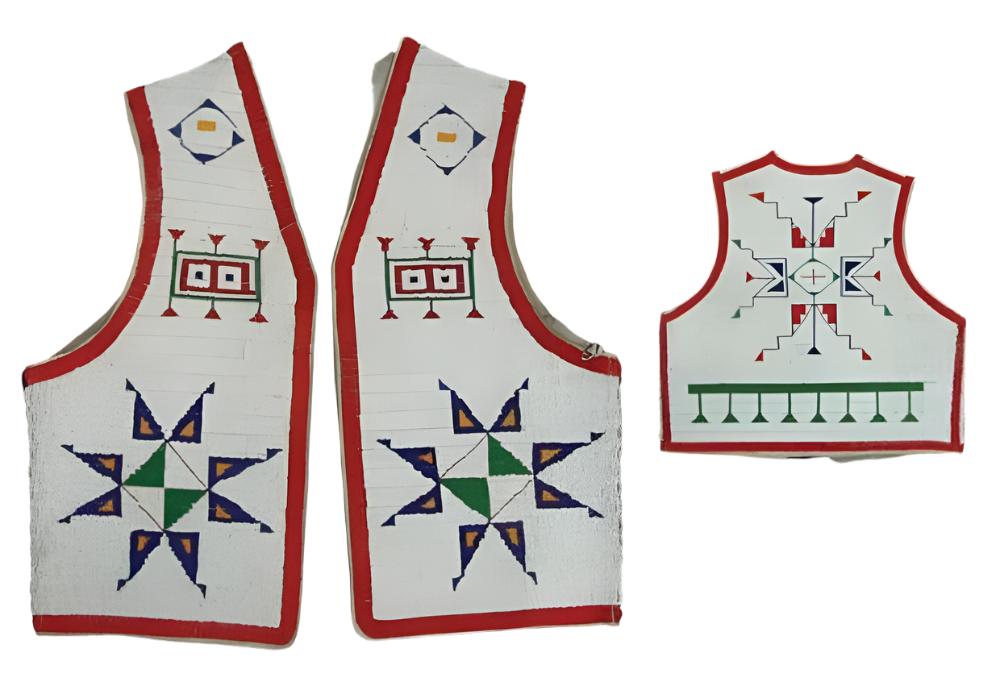 Native American Design Handmade Beaded Vest Powwow Regalia PWV1010