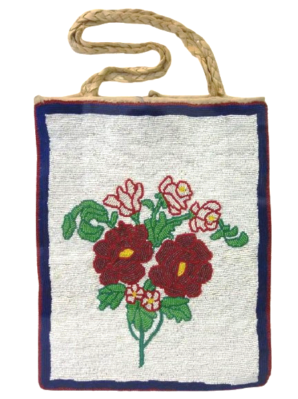 Native American Handmade Beaded Bag Powwow Bag PB7050