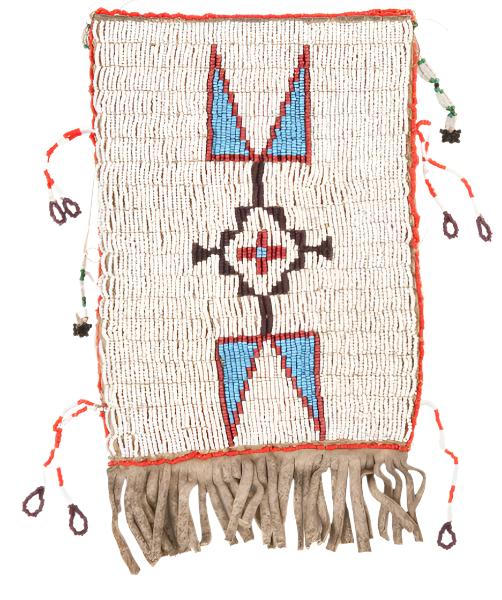 Native American Handmade Beaded Bag Powwow Bag PB7060