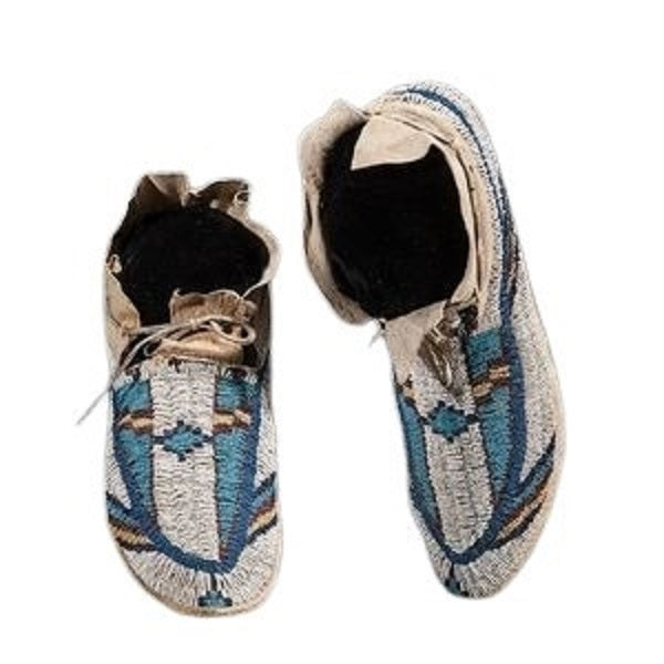 Native American Handmade Beaded Moccasin PMC6130