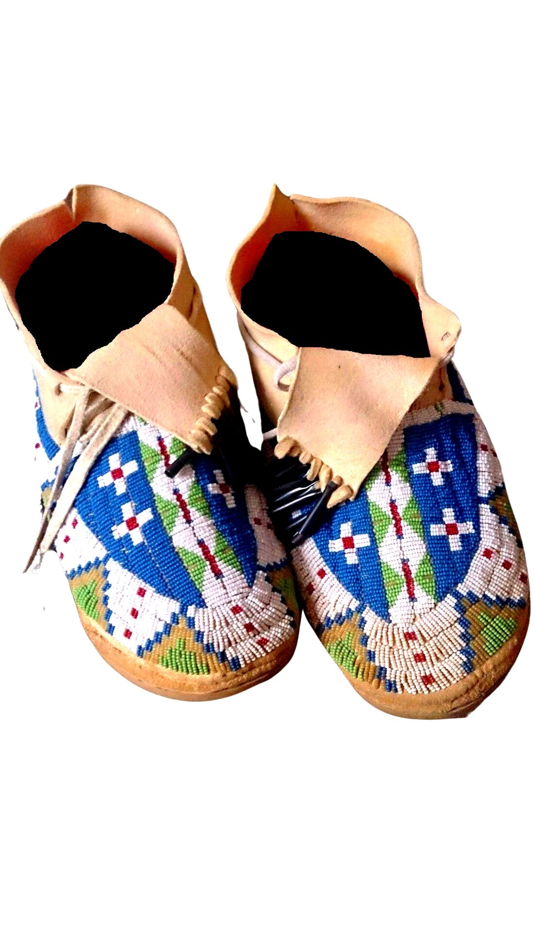 Native American Handmade Beaded Moccasin PMC6180