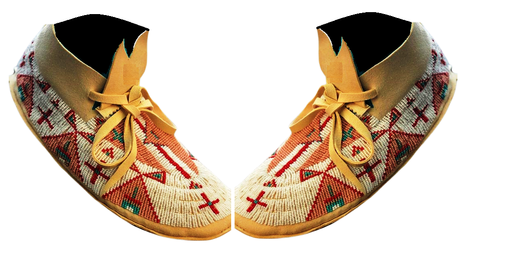 Native American Handmade Beaded Moccasin PMC6530