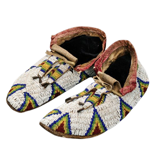 Native American Handmade Beaded Moccasin PMC6540