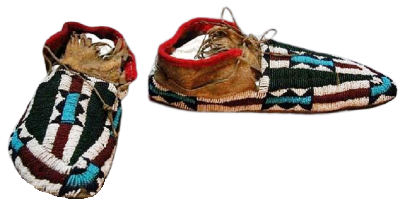 Native American Handmade Beaded Moccasin PMC6550