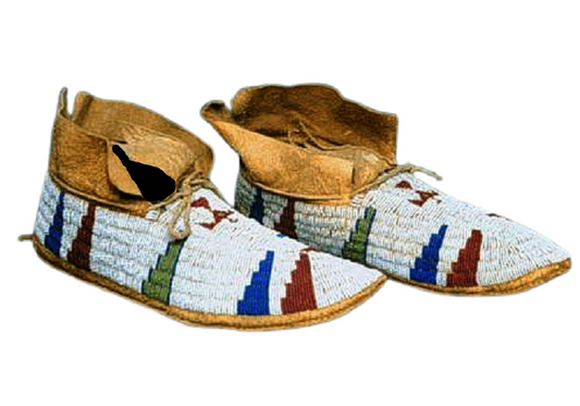 Native American Handmade Beaded Moccasin PMC6570