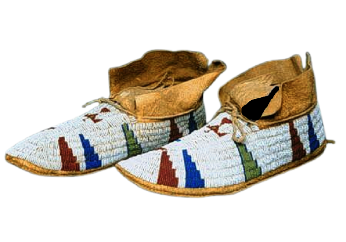 Native American Handmade Beaded Moccasin PMC6570