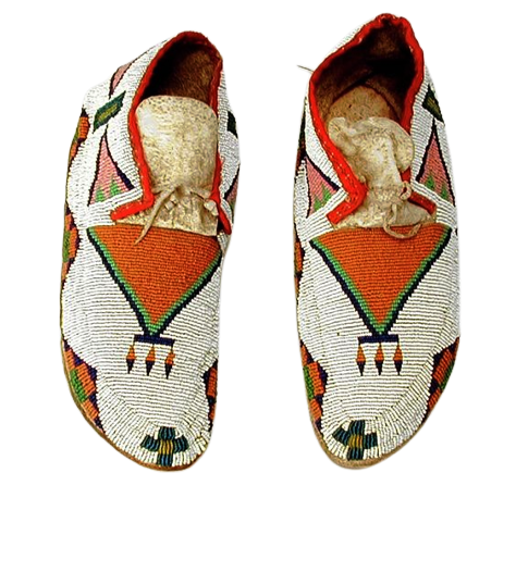 Native American Handmade Beaded Moccasin PMC6600