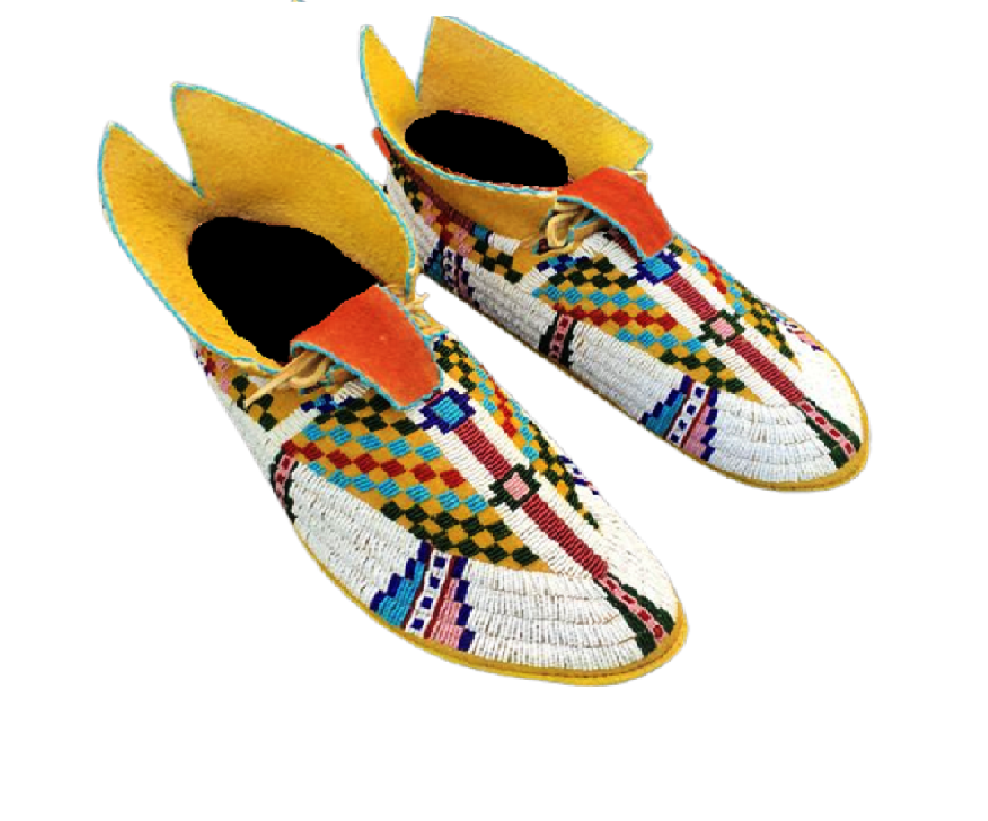 Native American Handmade Beaded Moccasin PMC6640