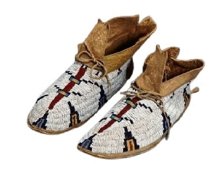 Native American Handmade Beaded Moccasin PMC6670