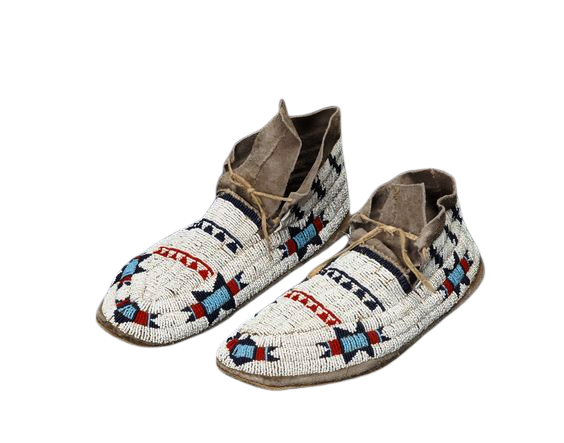 Native American Handmade Beaded Moccasin PMC6740