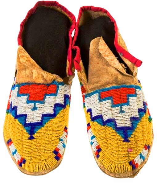 Native American Handmade Beaded Moccasin PM7020