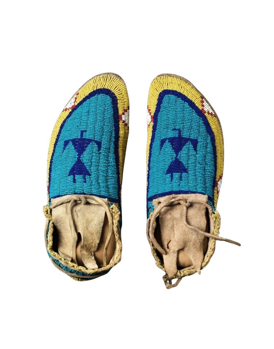 Native American Handmade Beaded Moccasin PMC7050