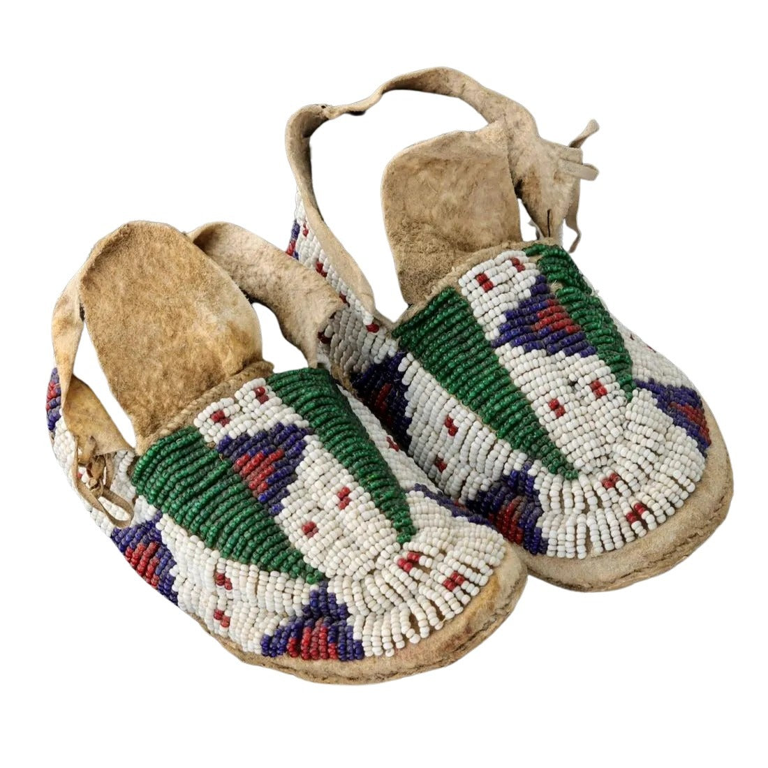 Native American Handmade Beaded Moccasin PMC8330