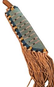 Native American Handmade Beaded Knife Sheath Leather PWKS1630