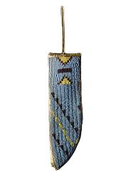 Native American Handmade Beaded Knife Sheath Leather PWKS1740