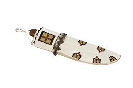 Native American Handmade Beaded Knife Sheath Leather PWKS1770