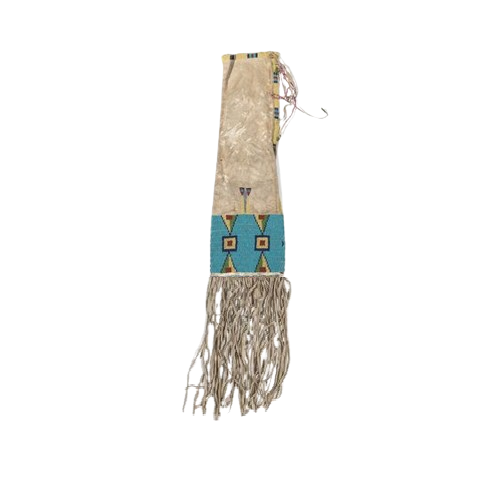 Native American Suede Hide Handmade Beaded Pipe Bag PWPB1020