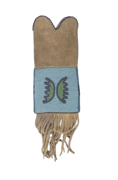 Native American Suede Hide Handmade Beaded Pipe Bag PWPB1240