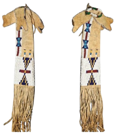 Native American Suede Hide Handmade Beaded Pipe Bag PWPB1790