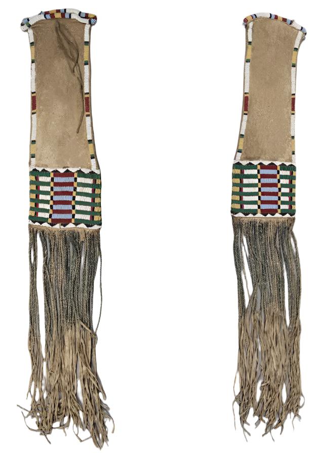 Native American Suede Hide Handmade Beaded Pipe Bag PWPB2180