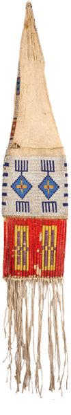 Native American Suede Hide Handmade Beaded Pipe Bag PWPB2260