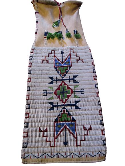 Native American Suede Hide Handmade Beaded Pipe Bag PWPB2580