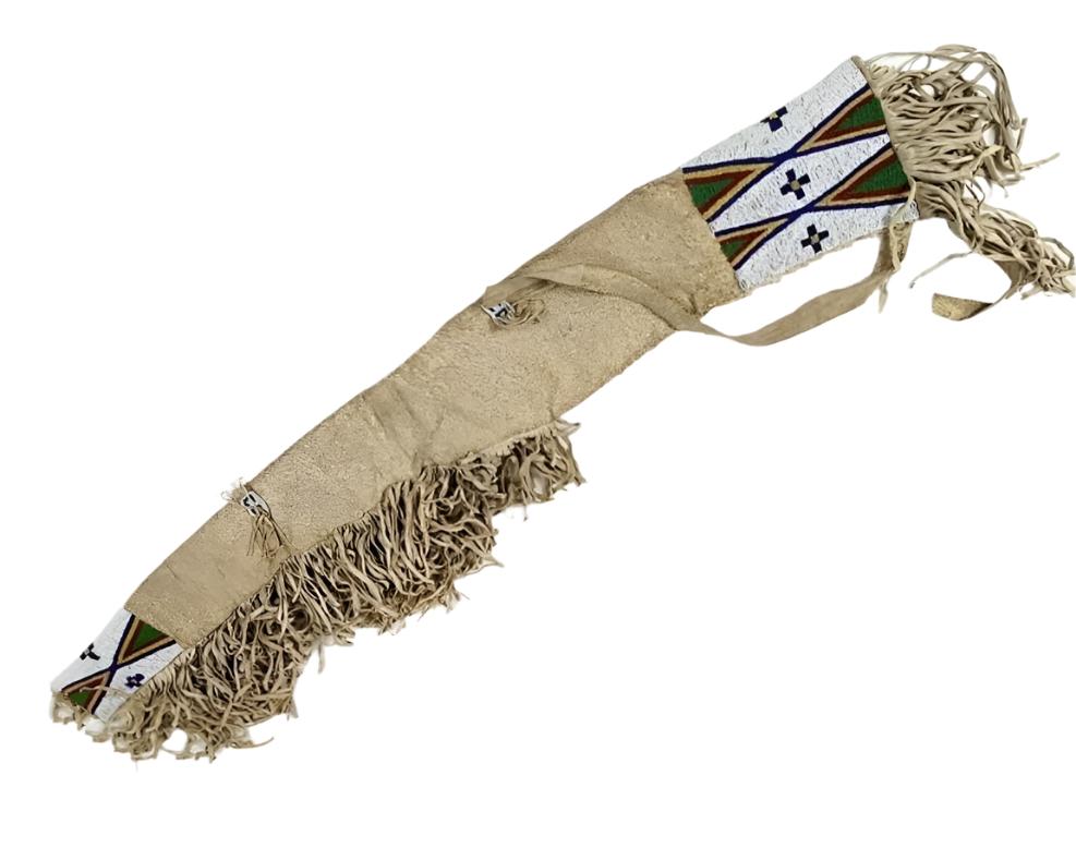 Native American Handmade Beaded Scabbard Leather Rifle Sheath NSC6110 ...